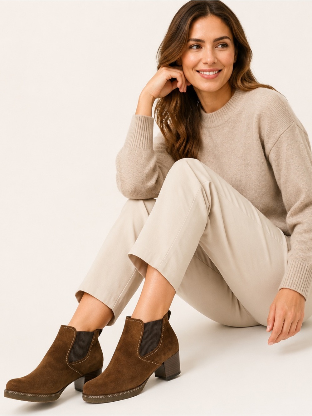 Gabor Lilia Womens Chelsea Suede Boots/Bootie UK 7.5/US 10
